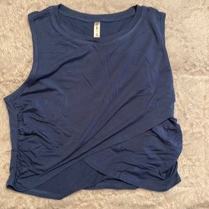Blue workout shirt. Tank Top. Size small